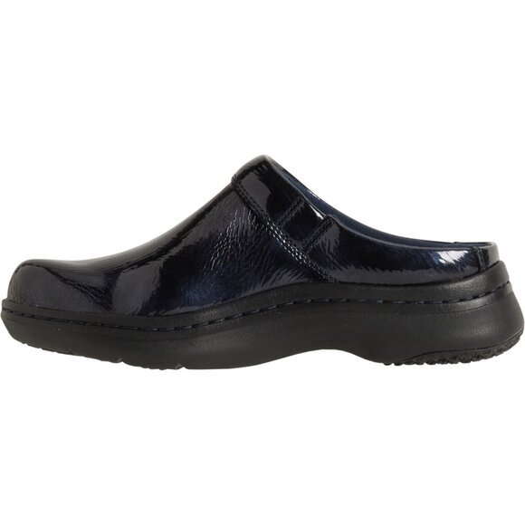 NEW Clarks Pro Clogs - Leather, Wide Width For Women in navy 253 - Picture 4 of 5